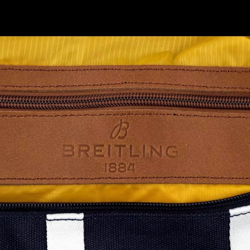 Breitling Navy Blue Duffel Bag New without tags